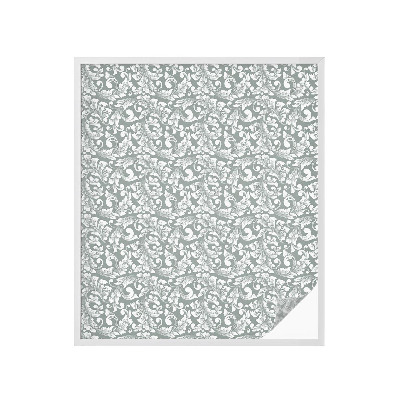 Privátní fólie na okno vitráž Listnatá elegance