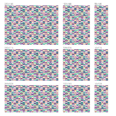 Protisluneční fólie na okna Barevné vzory