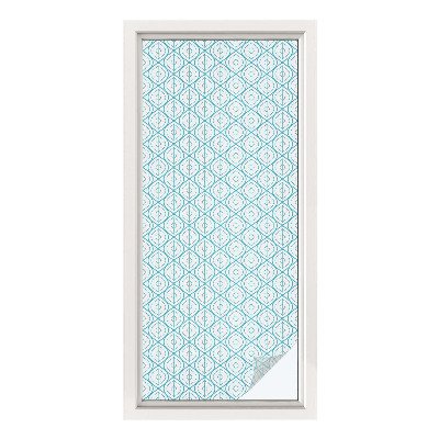 Neprůhledná fólie na sklo dveří Oválná symetrie