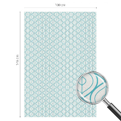 Neprůhledná fólie na sklo dveří Oválná symetrie