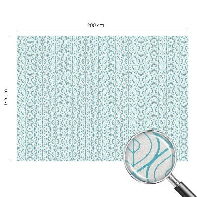 Neprůhledná fólie na sklo dveří Oválná symetrie