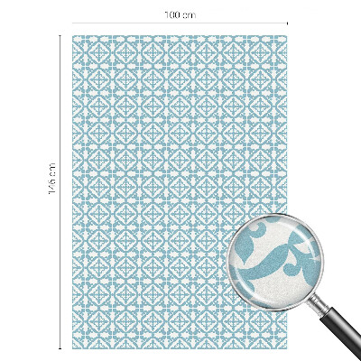 Protisluneční fólie na okna Modré ozdoby