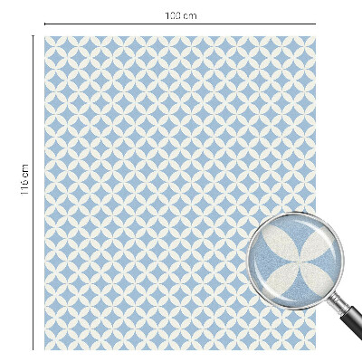 Dekorativní mléčná fólie na sklo Geometrická elegance