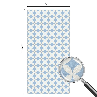 Dekorativní mléčná fólie na sklo Geometrická elegance