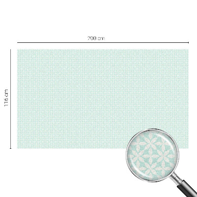 Neprůhledná fólie na sklo dveří Květinová symetrie