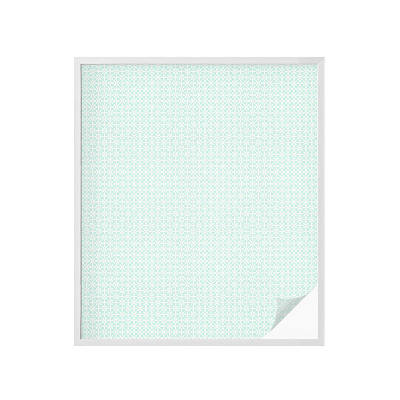 Neprůhledná fólie na sklo dveří Květinová symetrie