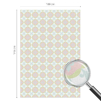 Dekorativní mléčná fólie na sklo Pastelový ornament