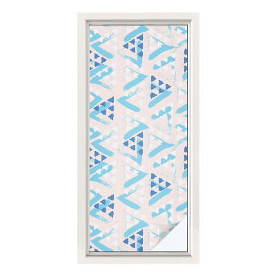 Privátní fólie na okno vitráž Geometrické vzory