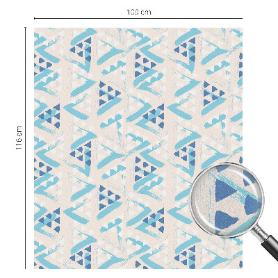 Privátní fólie na okno vitráž Geometrické vzory