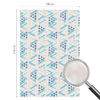 Privátní fólie na okno vitráž Geometrické vzory