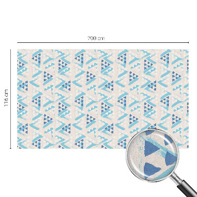 Privátní fólie na okno vitráž Geometrické vzory