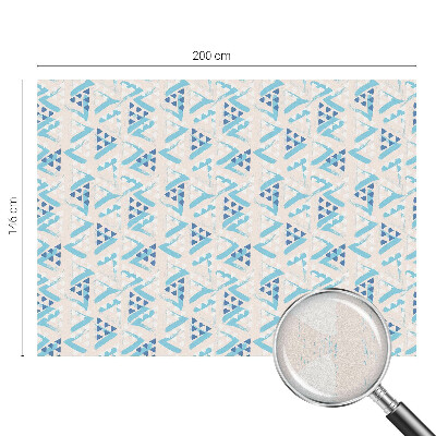 Privátní fólie na okno vitráž Geometrické vzory