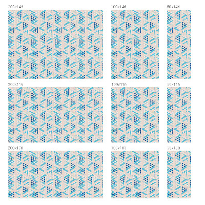 Privátní fólie na okno vitráž Geometrické vzory