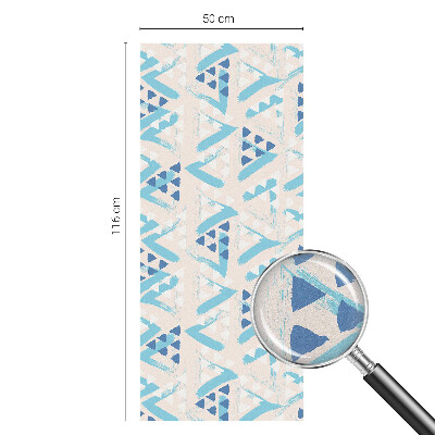 Privátní fólie na okno vitráž Geometrické vzory