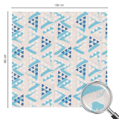 Privátní fólie na okno vitráž Geometrické vzory