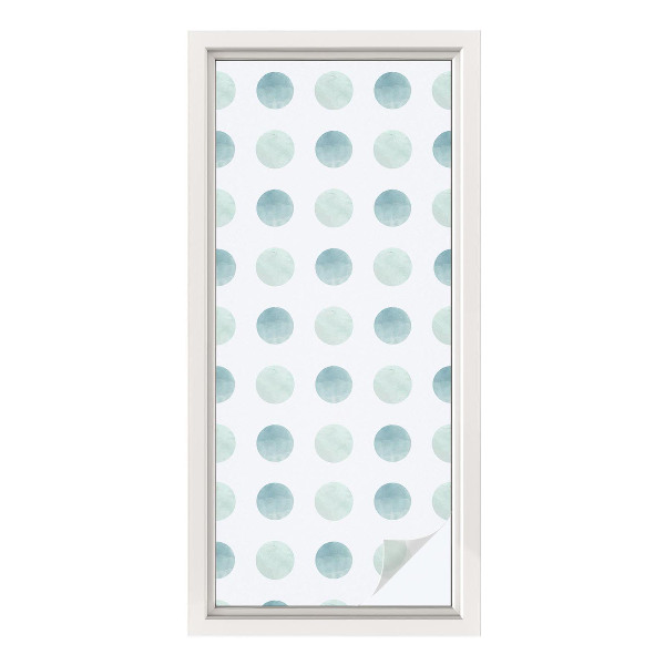 Protisluneční fólie na okna Jemné kruhy