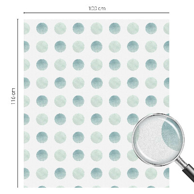 Protisluneční fólie na okna Jemné kruhy