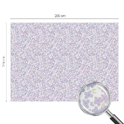 Dekorativní mléčná fólie na sklo Květinová lehkost