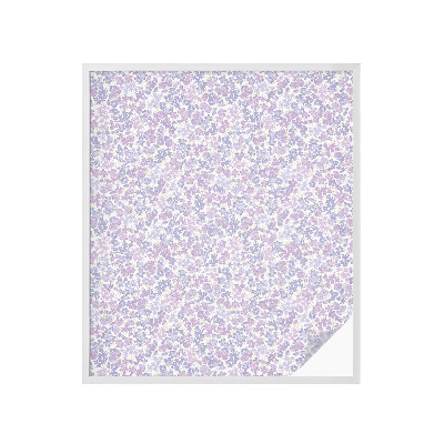 Dekorativní mléčná fólie na sklo Květinová lehkost