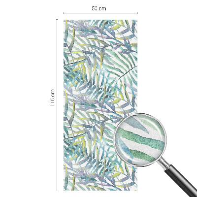 Privátní fólie na okno vitráž Tropický akvarel