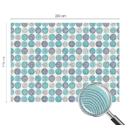 Protisluneční fólie na okna Geometrické kruhy