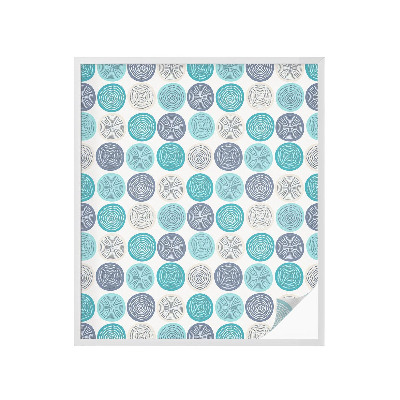 Protisluneční fólie na okna Geometrické kruhy