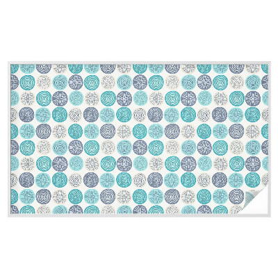 Protisluneční fólie na okna Geometrické kruhy