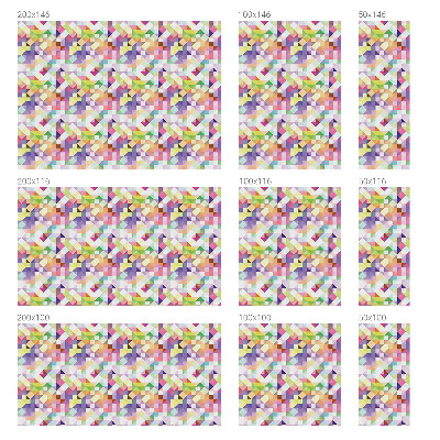 Dekorativní mléčná fólie na sklo Abstraktní mozaika