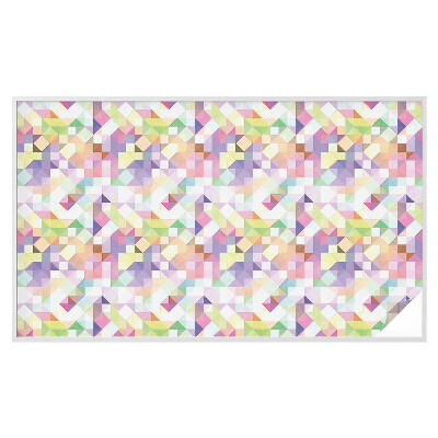 Dekorativní mléčná fólie na sklo Abstraktní mozaika