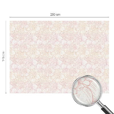 Privátní fólie na okno vitráž Květinová elegance