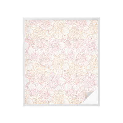 Privátní fólie na okno vitráž Květinová elegance