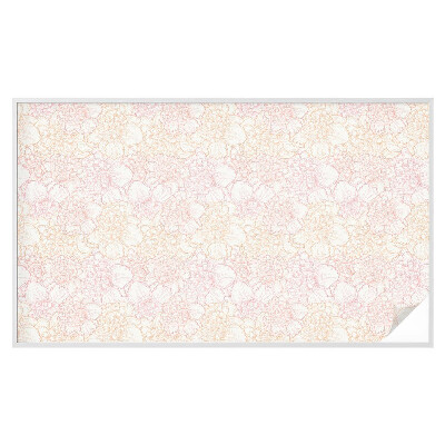 Privátní fólie na okno vitráž Květinová elegance