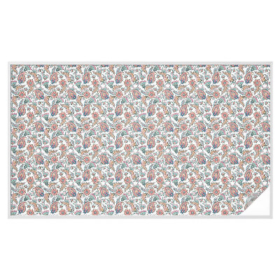 Neprůhledná fólie na sklo dveří Květinová elegance