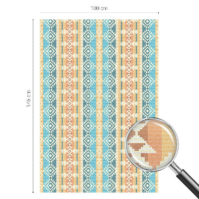 Privátní fólie na okno vitráž Geometrické motivy