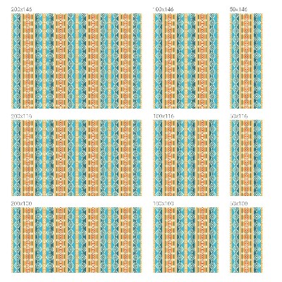 Privátní fólie na okno vitráž Geometrické motivy