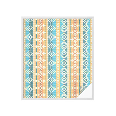 Privátní fólie na okno vitráž Geometrické motivy