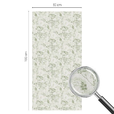 Zatmavovací fólie na okna Botanický vzor