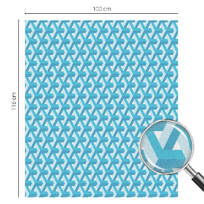 Neprůhledná fólie na sklo dveří Geometrické kostky