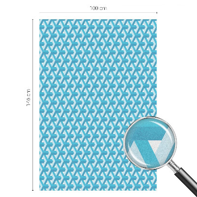 Neprůhledná fólie na sklo dveří Geometrické kostky