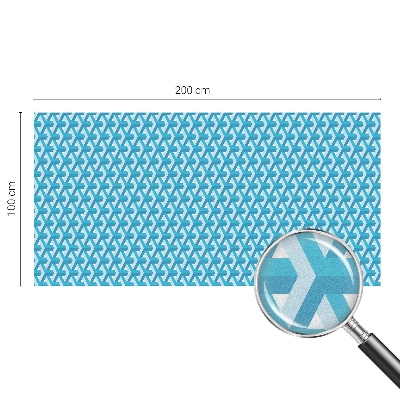 Neprůhledná fólie na sklo dveří Geometrické kostky