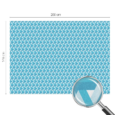 Neprůhledná fólie na sklo dveří Geometrické kostky