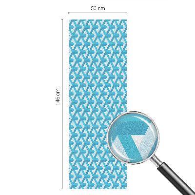 Neprůhledná fólie na sklo dveří Geometrické kostky