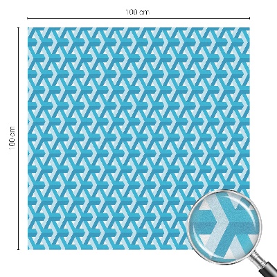 Neprůhledná fólie na sklo dveří Geometrické kostky