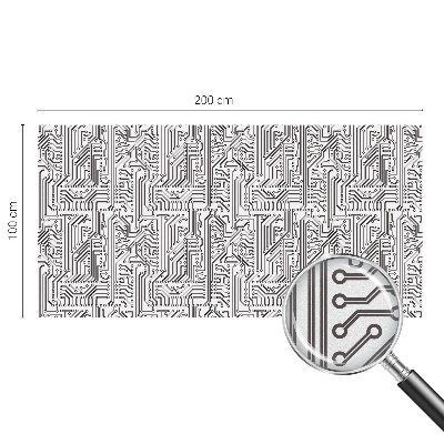 Privátní fólie na okno vitráž Technické téma