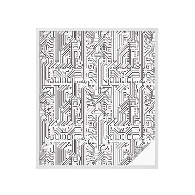 Privátní fólie na okno vitráž Technické téma