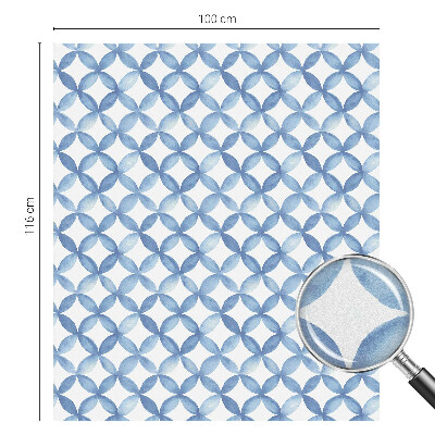 Zatmavovací fólie na okna Geometrické květiny