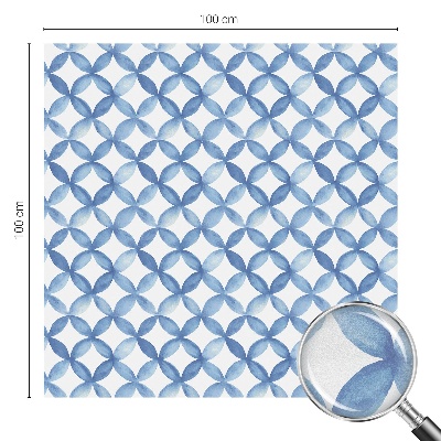 Zatmavovací fólie na okna Geometrické květiny