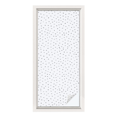 Privátní fólie na okno vitráž Geometrické trojúhelníky