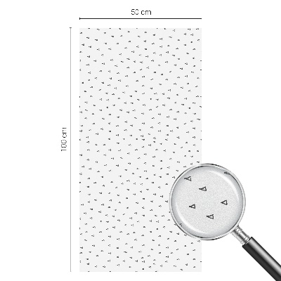 Privátní fólie na okno vitráž Geometrické trojúhelníky