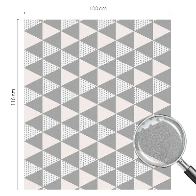 Neprůhledná fólie na sklo dveří Moderní geometrie